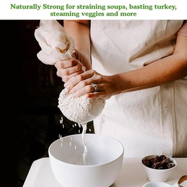 Regency Wraps 100% Cotton Cheesecloth For Straining, Basting Turkey, Canning, Cheese-making, Natural Standard, 2yd (Pack of 3)