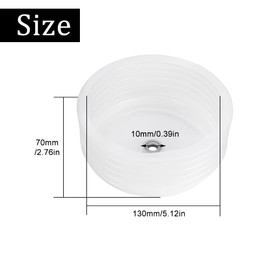 Hole Saw Dust Bowl, Drill Dust Collector Hole, Drill Dust Cover, Saw Dust Bowl Drill Ash Bowl Drywall Dust Collector Shockproof Dust Catcher Hole Saw Dust Catcher for 0.63-4.92inch Hole Openers ﻿