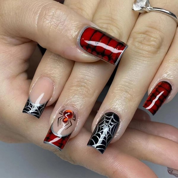 MISUD Press on Nails - Long Square Glue on Nails