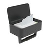 WZKALY Toilet Paper Holder with Shelf - Flushable Wipes Dispenser