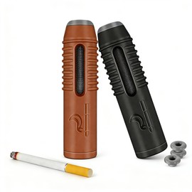 Handmade Silicone Portable Ashtray, Outdoor Car Home Office Ashtray with 5.2mm 6.8mm 7.8mm Holders