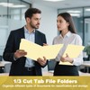 Manila Folders, HERKKA 30 Pack 1/3 Cut Tab File Folders,