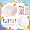 Teenyyou 14 Pcs Paint Your Own Ceramic Jewelry Boxes Craft