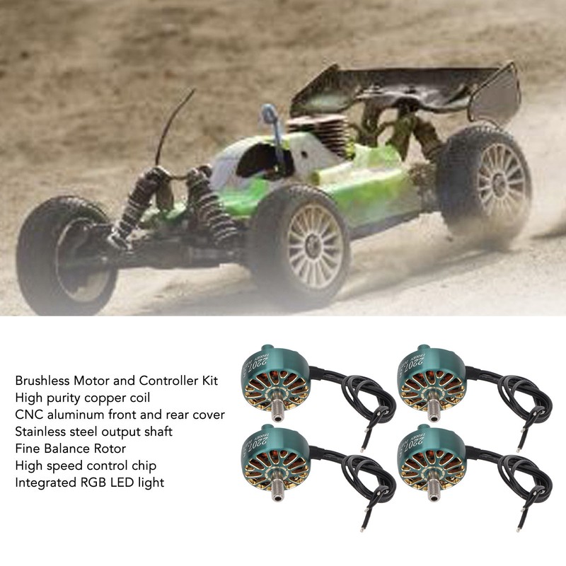 4 Sets Brushless Motor Kit 5mm Shaft Electric Motor with