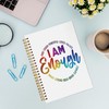 VNWEK Inspirational Notebook,I am Enough Journal,Affirmation Journal,Inspirational Quotes Spiral Notebook