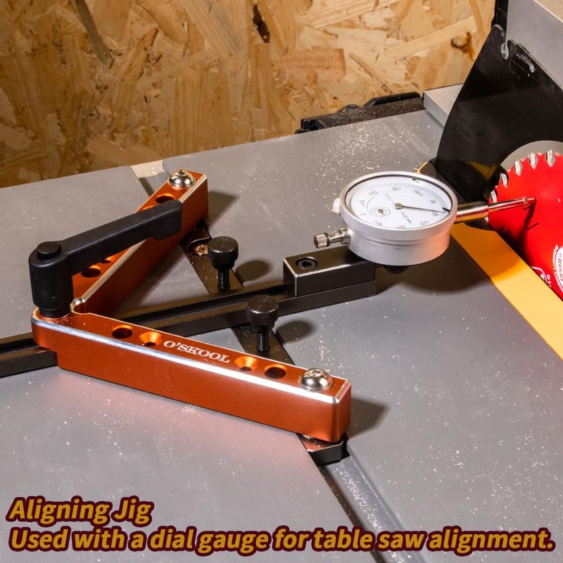 O'SKOOL TableSawMaster Multi Jig for Thin Ripping, Miter Cut, and