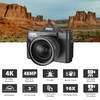 VETEK Digital Camera, 4K Vlogging Camera for YouTube 56MP 16X
