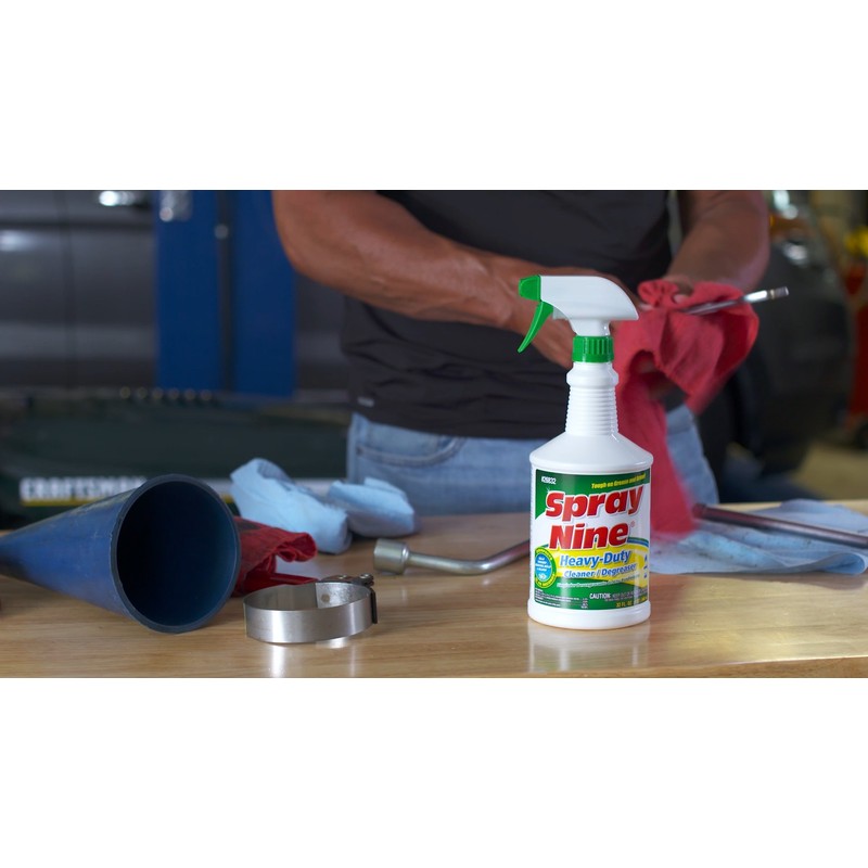 Spray Nine 26801-4PK Heavy Duty Cleaner, Degreaser & Disinfectant for