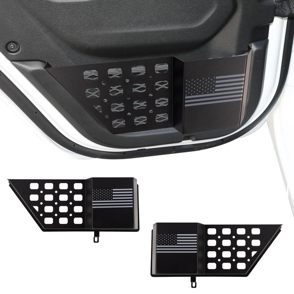 CuteTinyTails Rear Door Storage Box Pocket Organizer for Jeep Wrangler