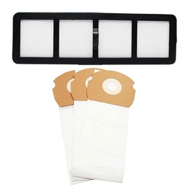 6 Replacement AS Vacuum Bags 68155 & EF-6 Filter 69963 for Eureka - Compatible with Eureka AirSpeed AS1000A, AS1000A, AS1001A, AS1051A, DCF-21 Dust Cup Filter, AS1050, AS1053AX, Gold AS1001A, AS1050