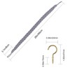 Set of 2 Lewondr Curtain Tiebacks Braid Rope Tiebacks Easy