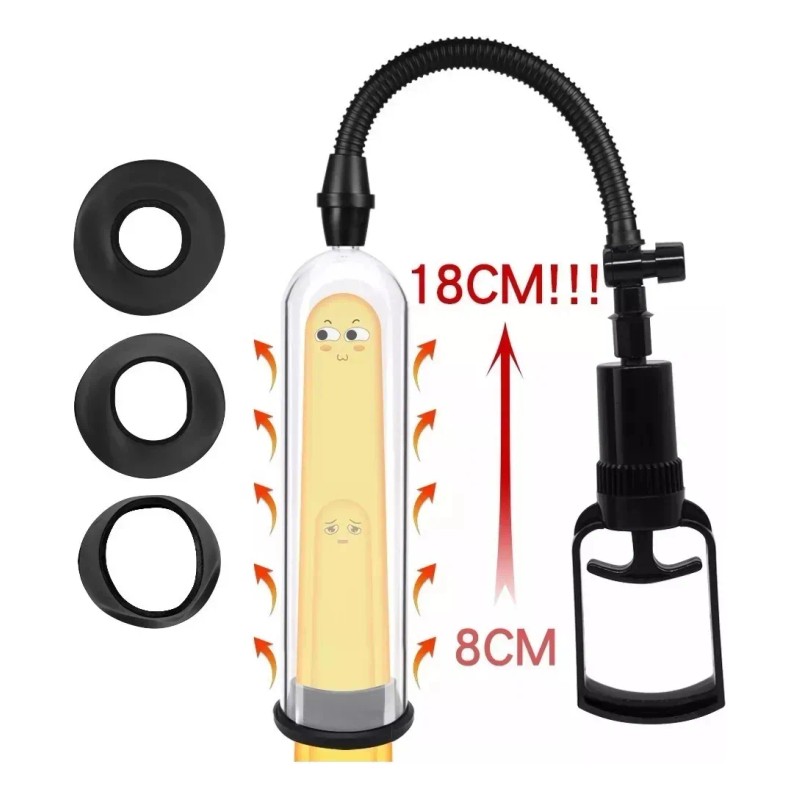 Extensor De Bomba De Vacío Manual Auxiliar Con 3 Anillos