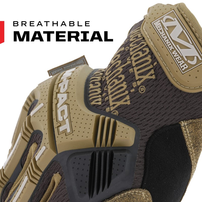 Mechanix Wear: M-Pact Work Gloves with Secure Fit, Work Gloves