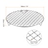 sourcing map 2pcs Round Cooking Rack 7.5-inch 201 Stainless Steel