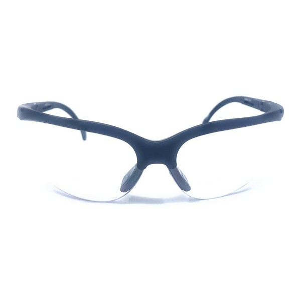 The Jack of All Trades Unisex Safety Bifocal Reading Glasses, Inner Bifocal Readers with Adjustable Temple Length, ANSI Z87.1, 2.50 Clear Lens