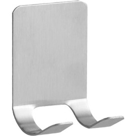 Razor Holder for Shower, Stainless Steel Razor Holder Hooks, Waterproof Self-Adhesive Shaver Holder Hanger Hooks for Bathroom Kitchen to Organize Loofah Robe Towel Plug Coat Silver Bathroom Hardware