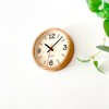 KATOMOKU Muku Clock 20 Oak Wall Clock, Continuous Second Hand,