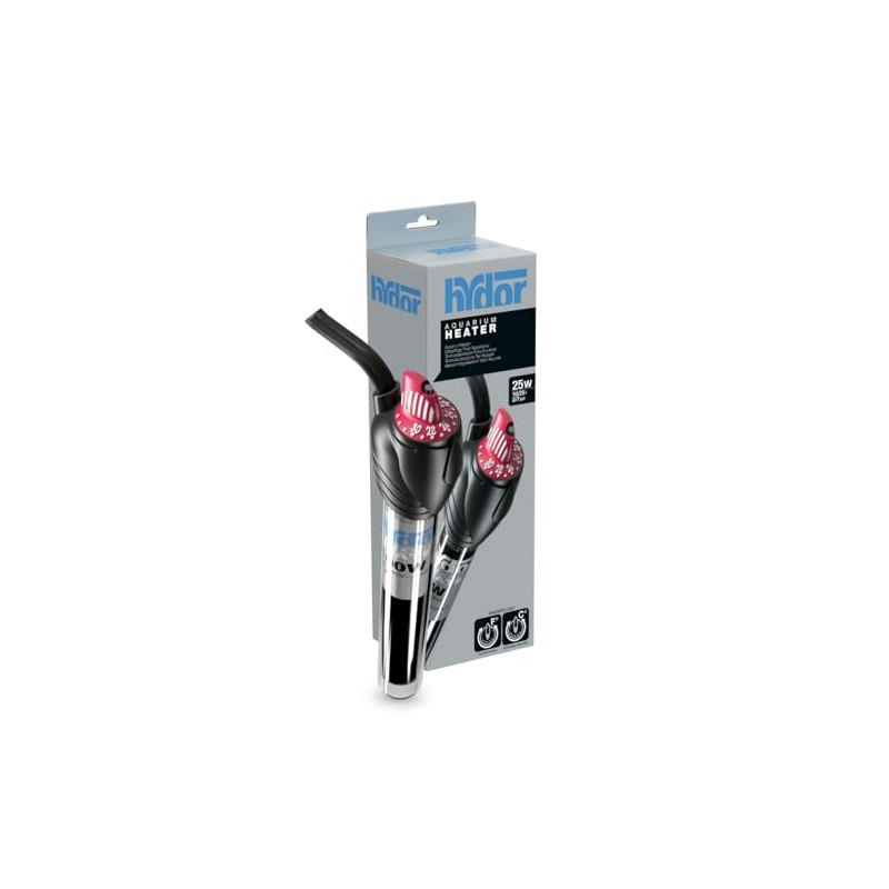 Hydor 25W Theo Aquarium Heater, 17 cm Size
