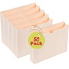 1InTheOffice Manila Expanding File Jacket, 2", Letter, "50 Pack" (2