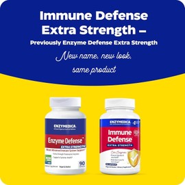 Enzymedica, Enzyme Defense, Extra Strength 2X Proteolytic Enzymes , 90 Capsule