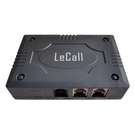 LeCall 2-Line Phone Switch-2 Lines 1 Phone Adapter- Enable Single-line Corded/Cordless Telephone to use 2 Phone Lines TCS1800
