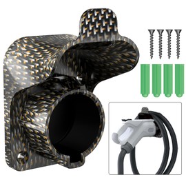 EV Charger Holder Wall Mount Electric Car Charging Cable Holster for SAE J1772 Charging Plug & Connector