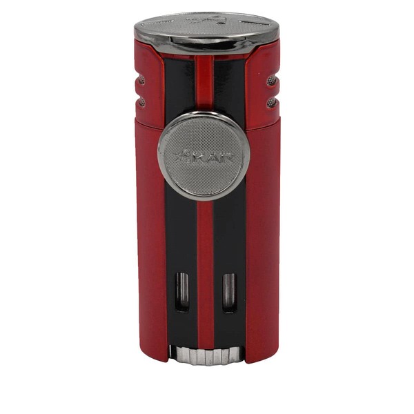 XIKAR® HP4 Quad-jet Flame Lighter Red