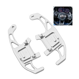 HIBEYO Set of 2 Steering Wheel Shift Paddles Extension Paddles Steering Wheel for VW Golf GTI R R-line GTD GTE MK7 7 Polo GTI Scirocco 2019 Metal Paddle Shifter Extensions Interior Decoration