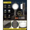 YARBO 80W LED Barn Light 60W 40W Switchable, 5000K/4000K/3000K Adjustable,12000LM