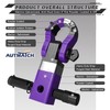 AUTMATCH Shackle Hitch Receiver 2" with 3/4" Mega D Ring