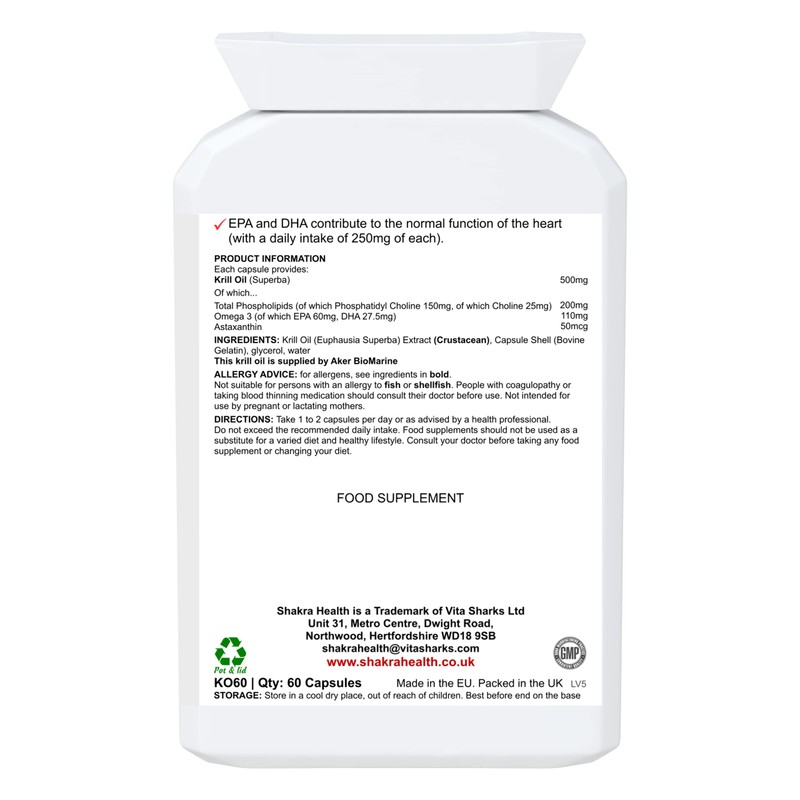Antarctic Krill Oil Omega Boosting Cod Liver Oil Alternative. A