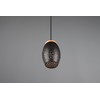 Reality Leuchten Bidar R31571080 Pendant Light Metal Black Matte /