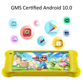 Wainyok Children's Tablet, 2GB RAM+ 32GB ROM Kids Tablet, Quad Core, Child Lock, 7 Inch Eye Protection IPS FHD Display, Toddler Android 11 Tablets with Childproof Case