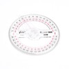360° Protractor Set (20-Pack) – Clear Plastic Math Protractors for
