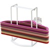 HAKDAY Hanger Stacker Organizer Stand, White Portable Hanger Holder Laundry