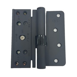 [For Left] Set of 2 Top and Bottom Nakao Seisakusho 3D Adjustable Hinges NSO-3D Door Hinges for Both Top and Bottom (L), Black BK Compatible Door Thickness: 1.3 inches (33 mm) / 1.4 inches (33 mm)