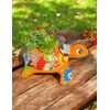 Handmade Talavera Turtle Planter | 9.5” Vibrant Mexican Pottery for