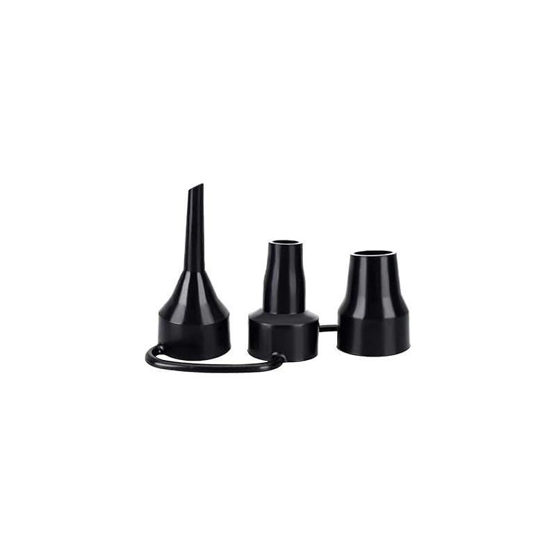 Black Inflatable Pump Adapter Plastic Nozzle Pump Nozzle Head Air