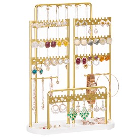 Homde Jewelry Organizer Holder Metal: Office Women’s Elegance - Large Jewelry Tree with Necklace Earring Bracelet Rack