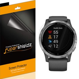 Supershieldz (6 Pack) Designed for Garmin Vivoactive 4 (45mm) Screen Protector, High Definition Clear Shield (TPU)