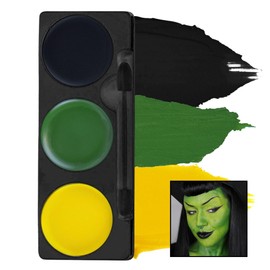 Mehron Paleta de maquillaje tricolor para Halloween (Ghoul/Bruja)