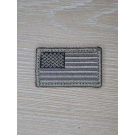 Unbranded MINI US AMERICAN FLAG MILITARY ACU DARK TACTICAL HOOK PATCH 1 X 2"