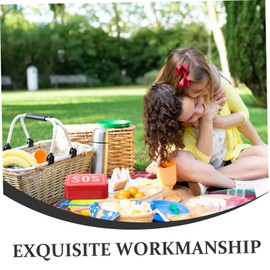 OHPHCALL 2sets Survival Supplies Organizer Metal Small Container Multi-Function Case for Outdoor Hiking Camping 2pcs*2