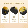 sourcing map Tea Bag Organizer, 3 Compartments Pine Wood Tea