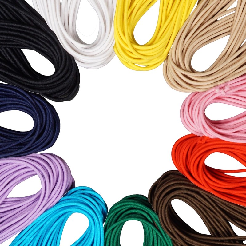 Kintenma Wooly Round Rubber 0.1 inch (3 mm) Hair Rubber