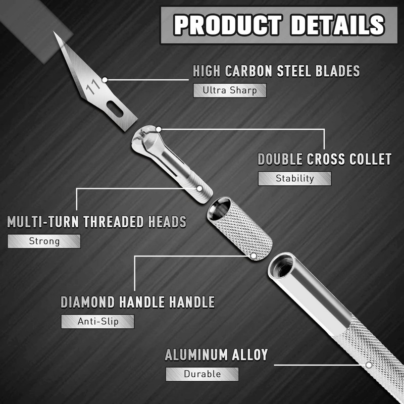 Artcut 1 Pz Coltello Artigianale Coltello Hobby Coltello Exacto con