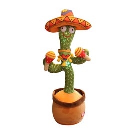 Cactus Plush Toy Singing and Dancing Cactus Electronic Cactus Plush Toy Gift for Kids