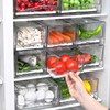 2 Pack Fruit Storage Containers for Fridge with Drain Board,