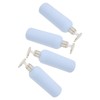 Gatuida 4Pcs Refillable Pump Shampoo Dispenser Elegant Lotion Wash Bottles