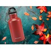 Beper Isolierflasche mit Karabiner Standard rot